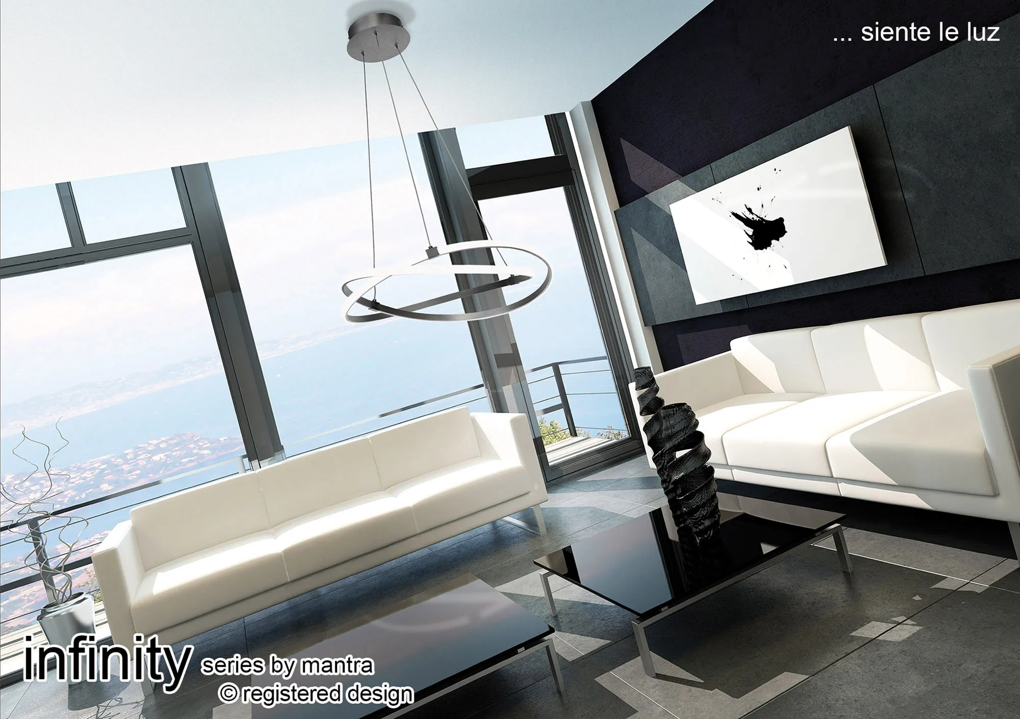 Infinity Silver Ceiling Lights Mantra Ring Pendants Infinity Silver Ceiling Lights Mantra Ring Pendants